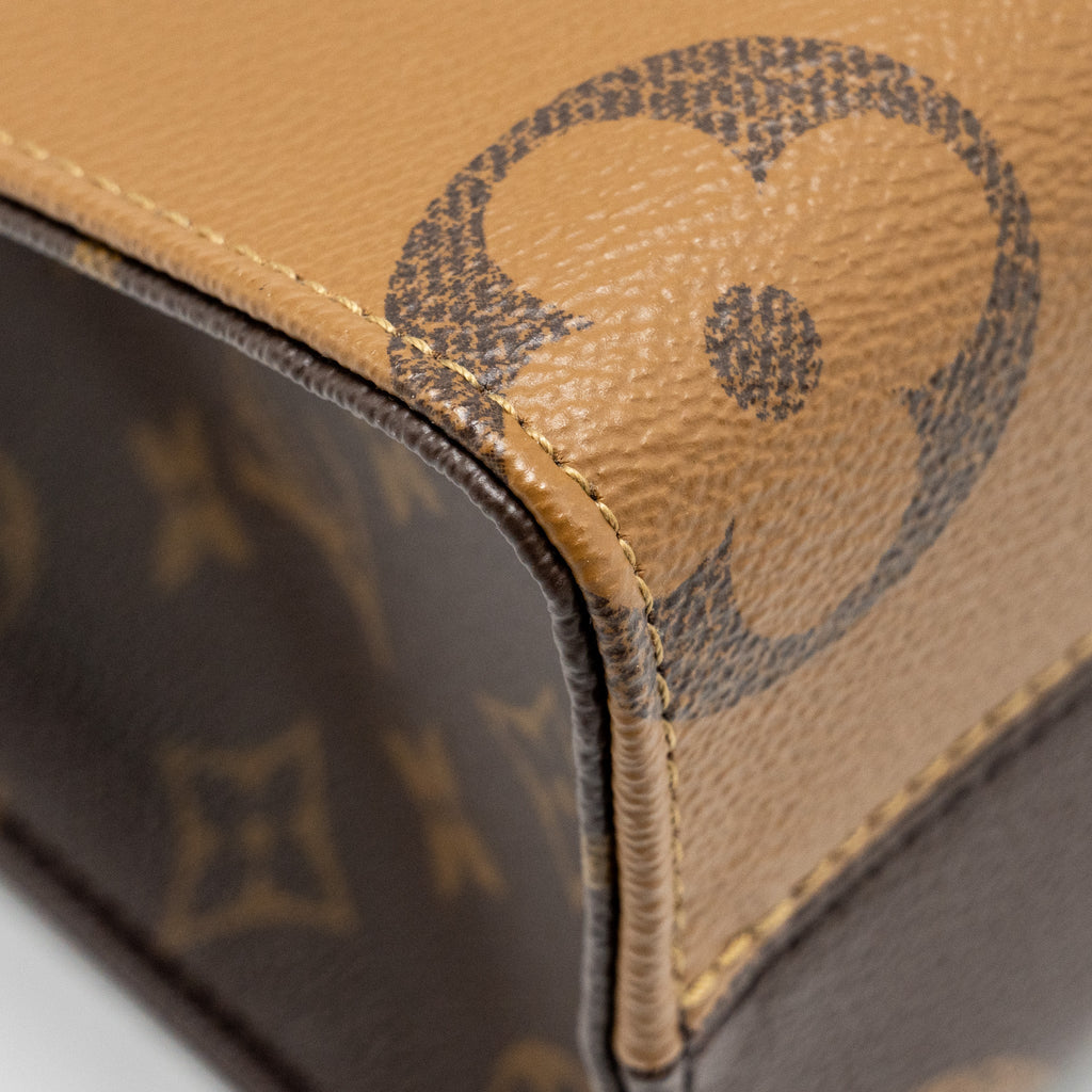 LOUIS VUITTON ONTHEGO PM MONOGRAM REVERSE CANVAS GHW