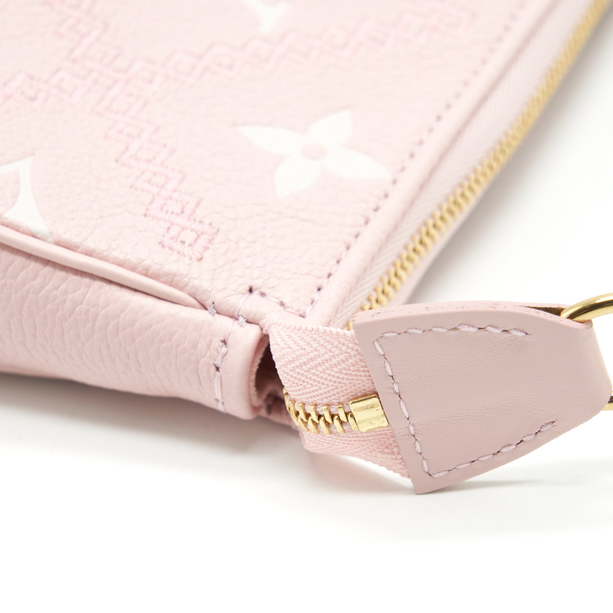 LOUIS VUITTON MINI POCHETTE MONOGRAM EMPREINTE PINK GHW