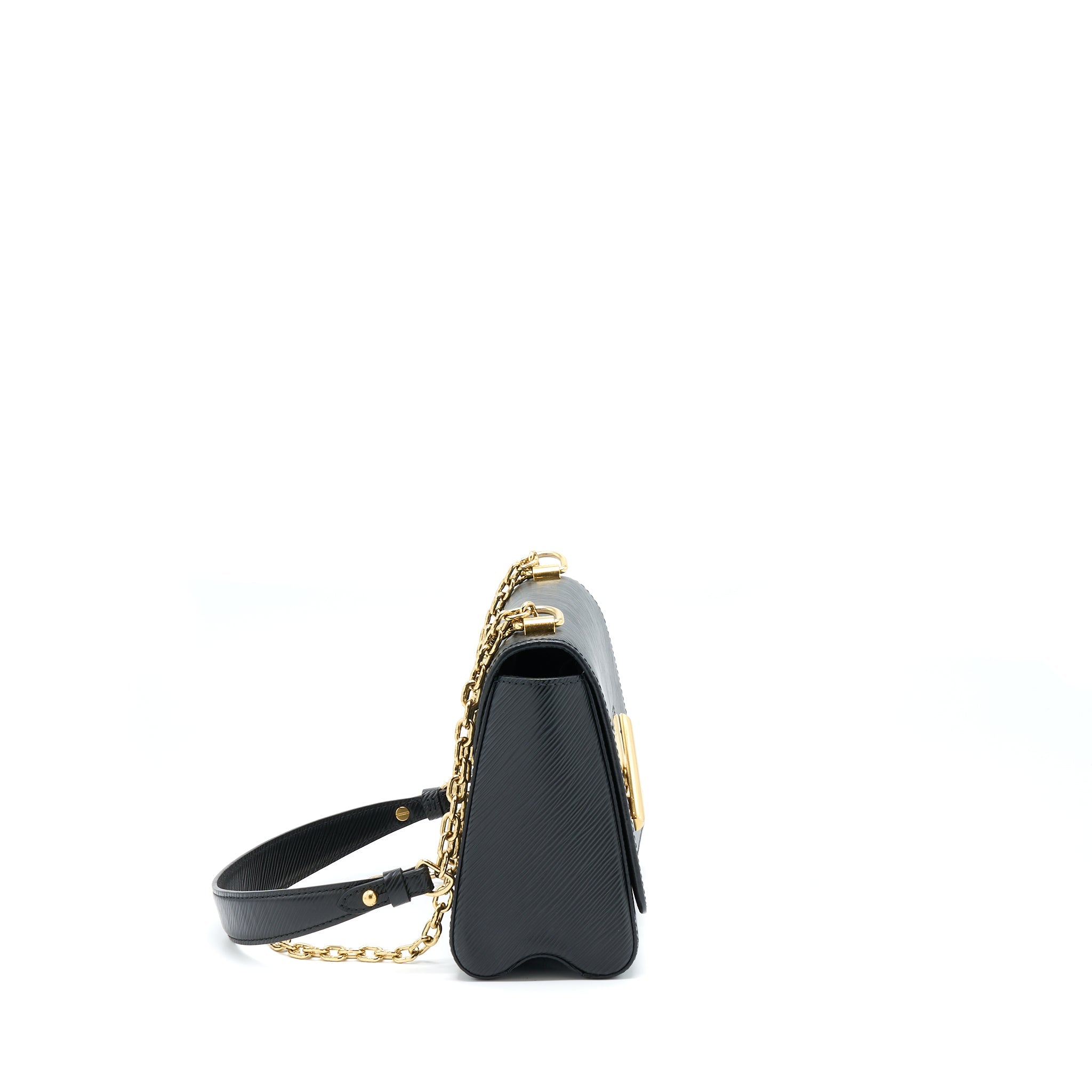 LOUIS VUITTON TWIST MM EPI BLACK GHW