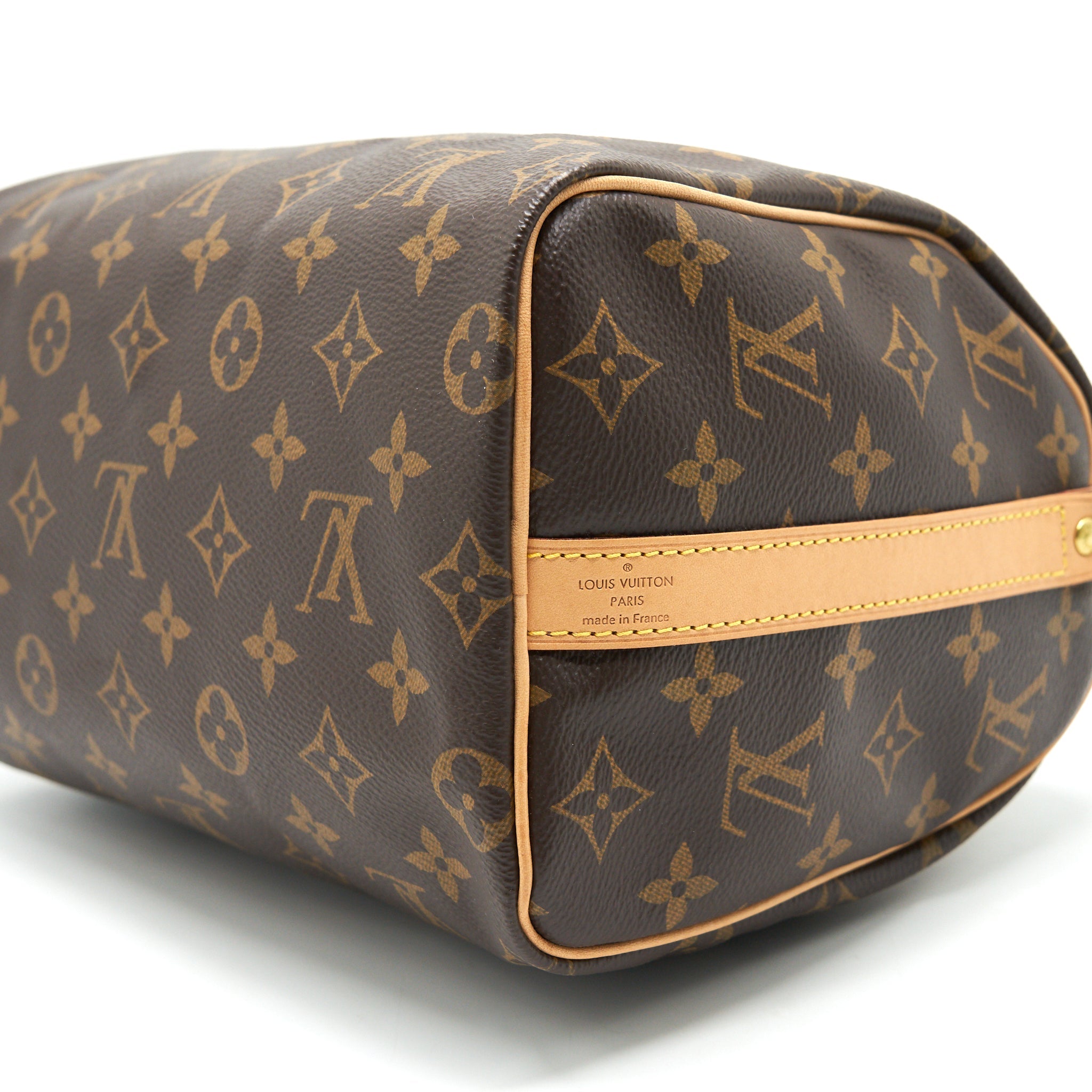LOUIS VUITTON SPEEDY 25 MONOGRAM CANVAS WITH INITIAL
