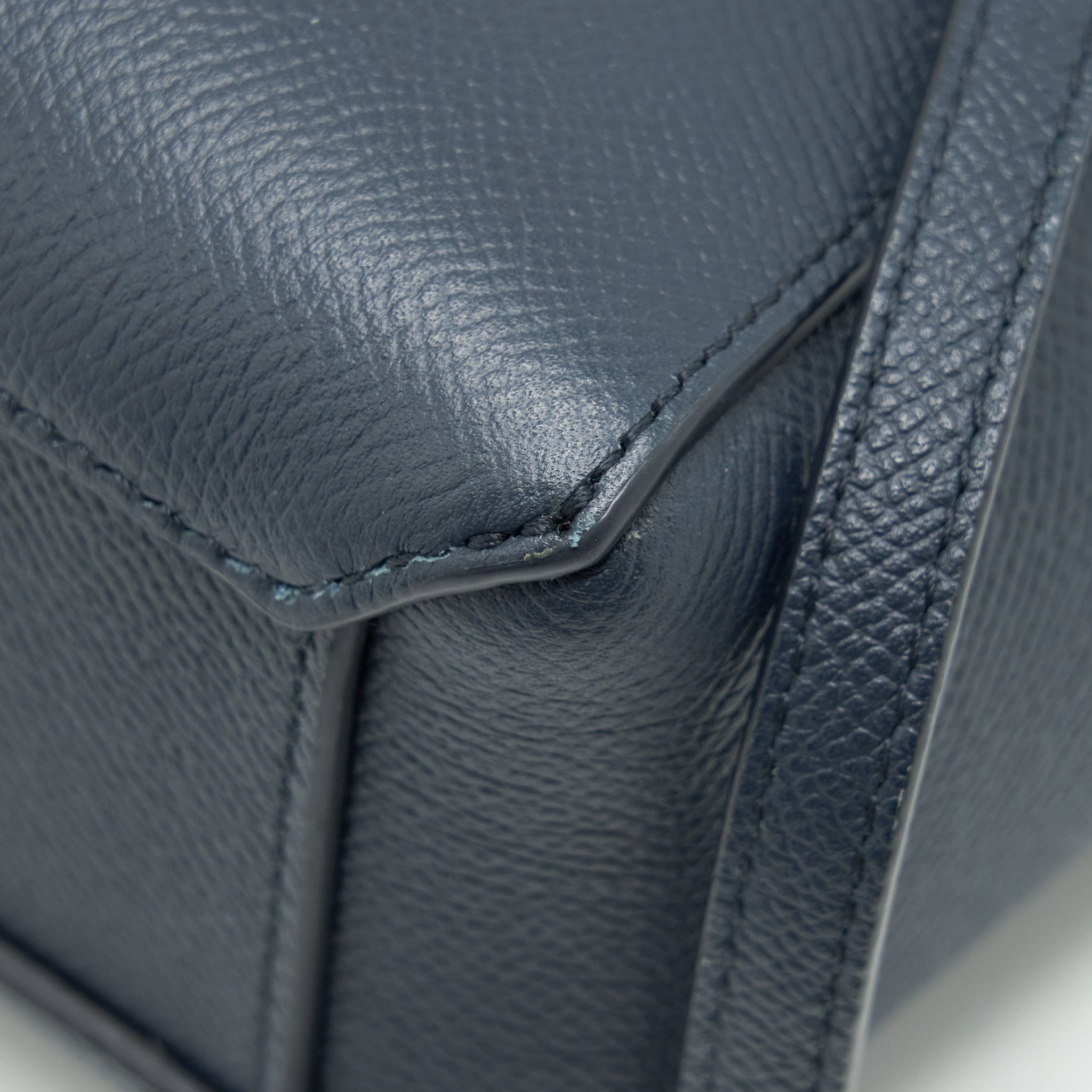 CELINE PICO BELT BAG GRAINED CALFSKIN NAVY GHW