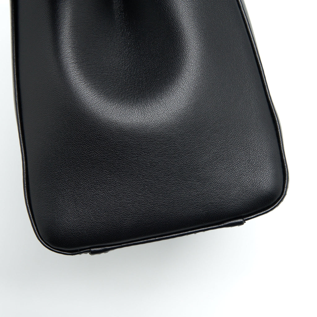 FENDI MINI PEEKABOO LAMBSKIN BLACK GHW
