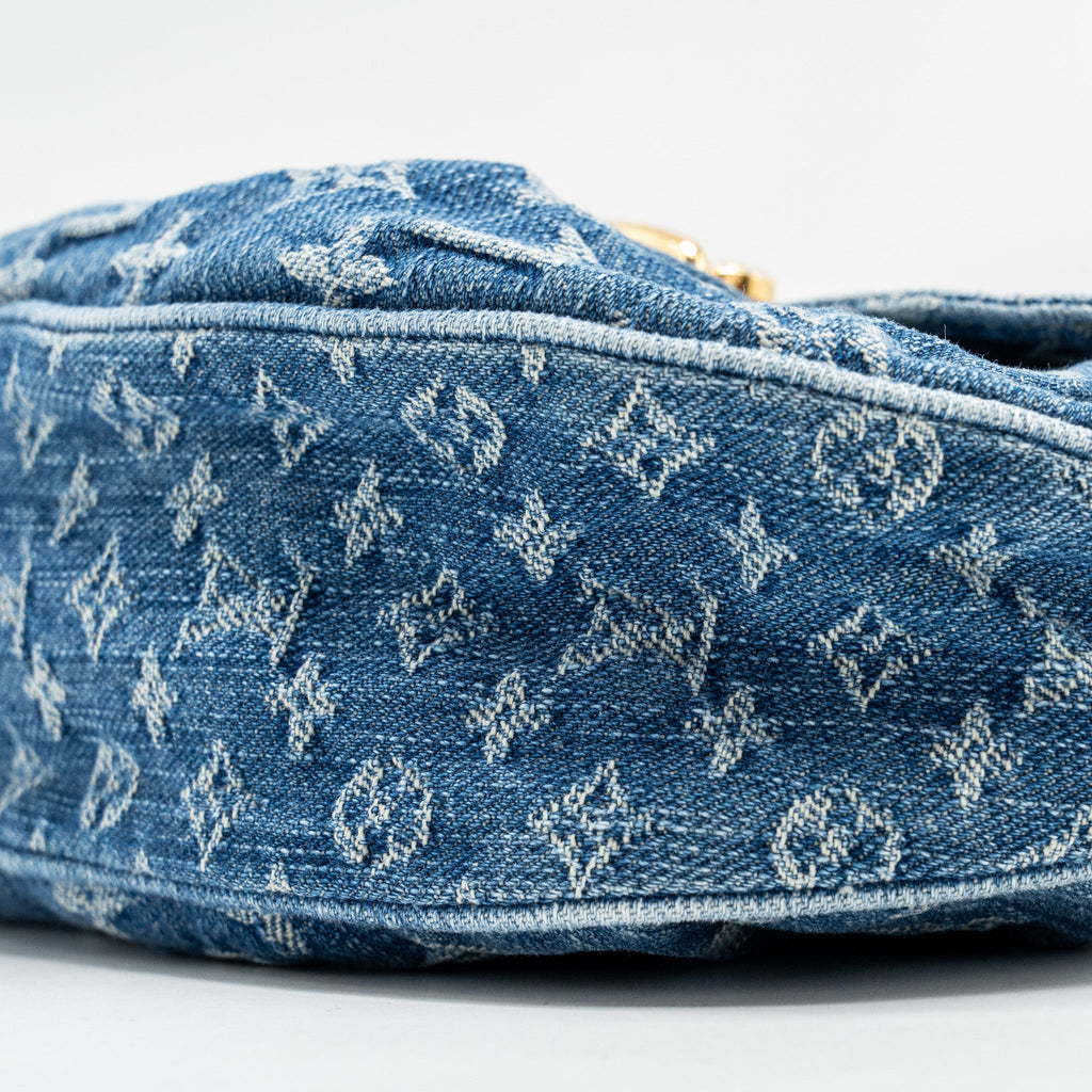 LOUIS VUITTON SUNSET MONOGRAM DENIM REMIX LIGHT BLUE LIMITED EDITION GHW