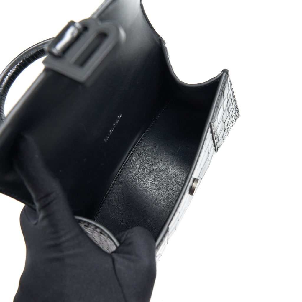 BALENCIAGA HOURGLASS XS SO BLACK
