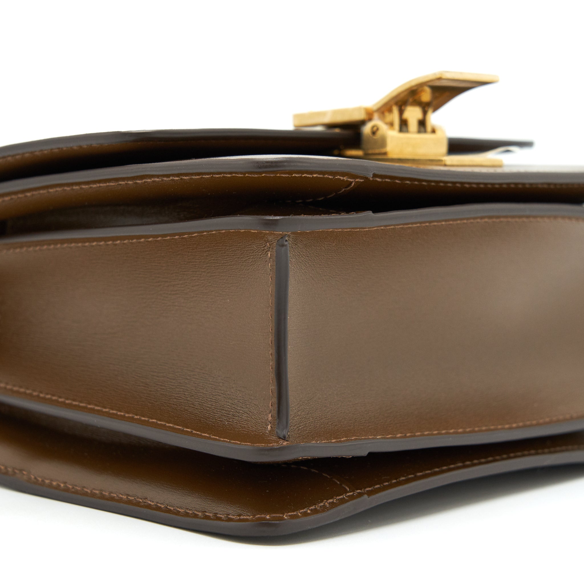 CELINE SMALL CLASSIC BOX BAG CAMEL GHW