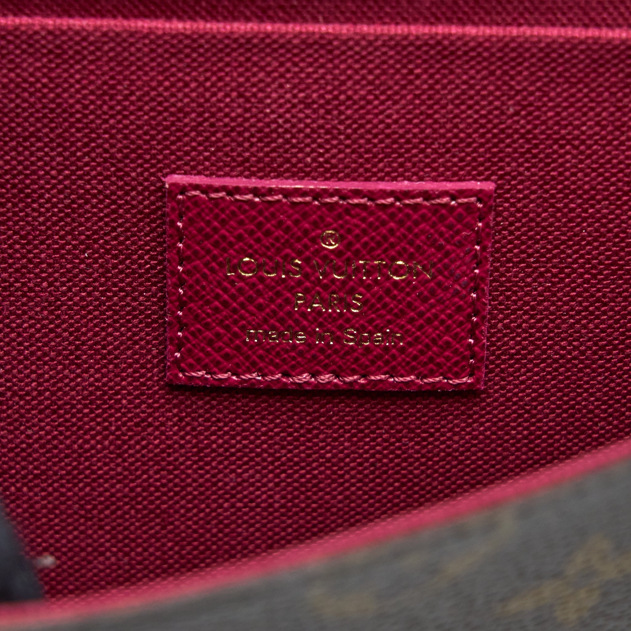 LOUIS VUITTON FELICIE POCHETTE MONOGRAM CANVAS GHW
