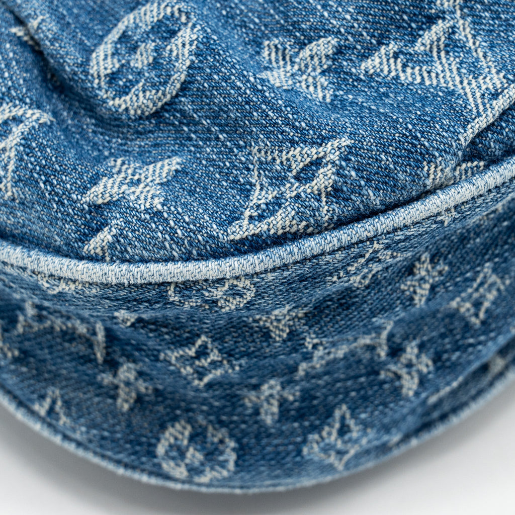 LOUIS VUITTON SUNSET MONOGRAM DENIM REMIX LIGHT BLUE LIMITED EDITION GHW