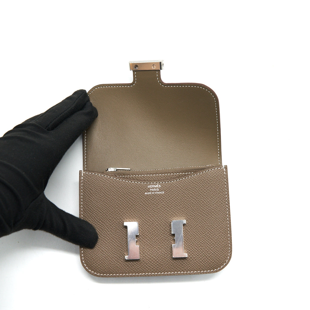 HERMES CONSTANCE SLIM WALLET ETOUPE SHW