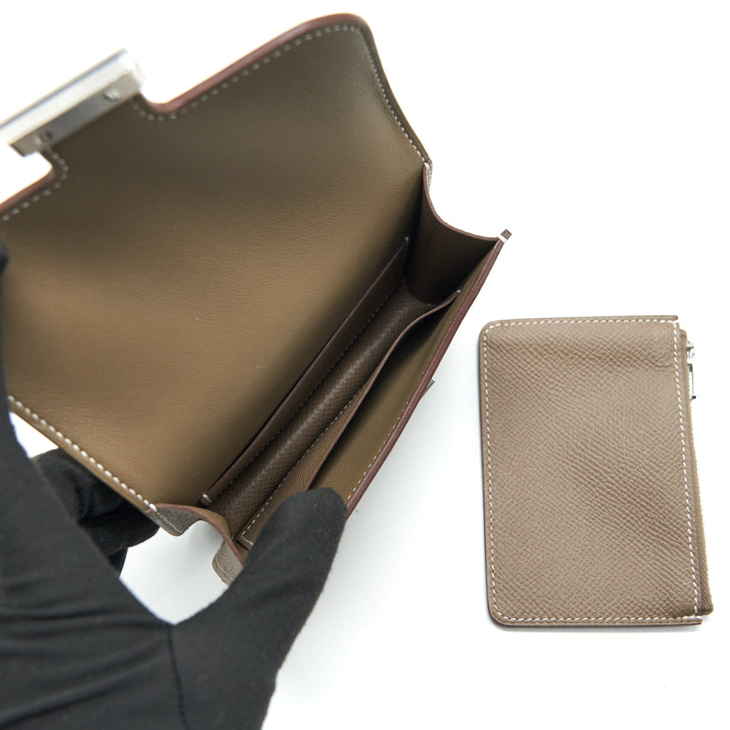 HERMES CONSTANCE SLIM WALLET ETOUPE SHW