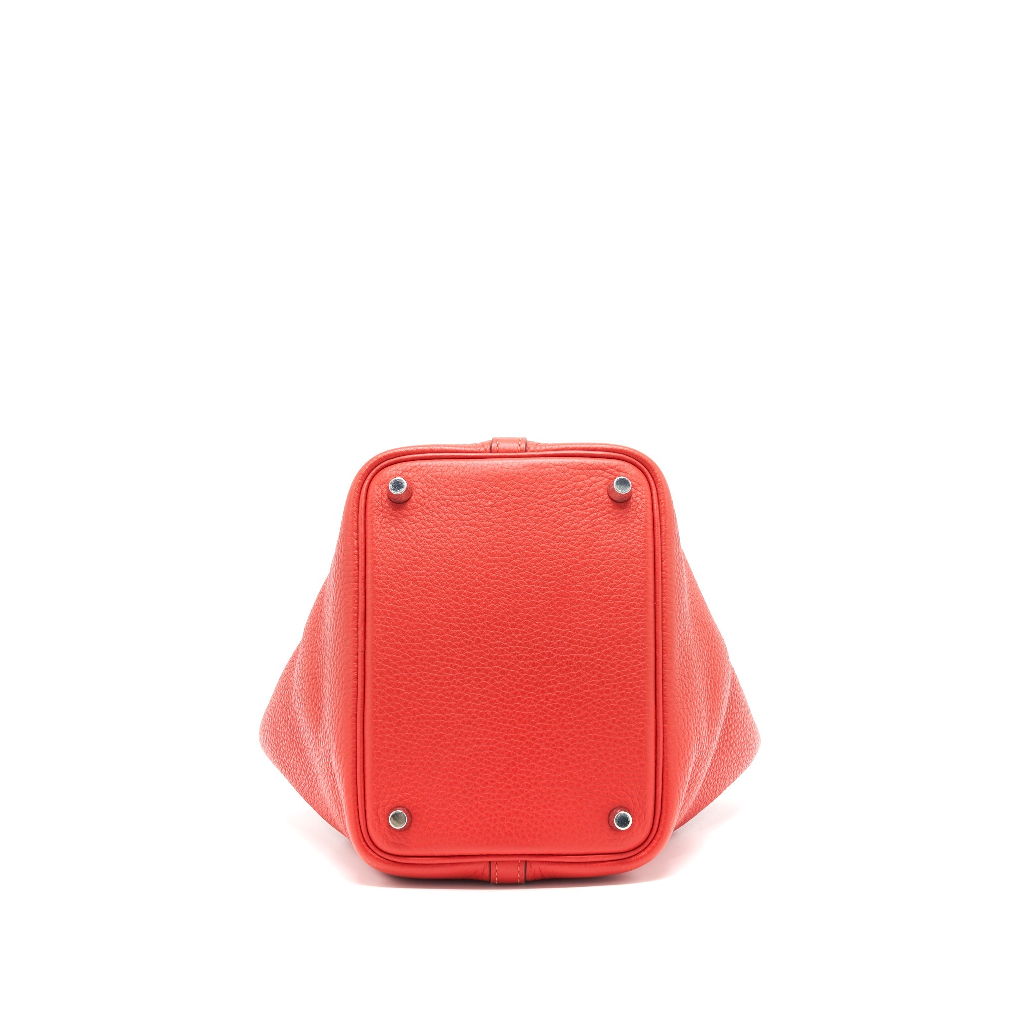 HERMES PICOTIN 18 LOCK BAG ROUGE TOMATE SHW