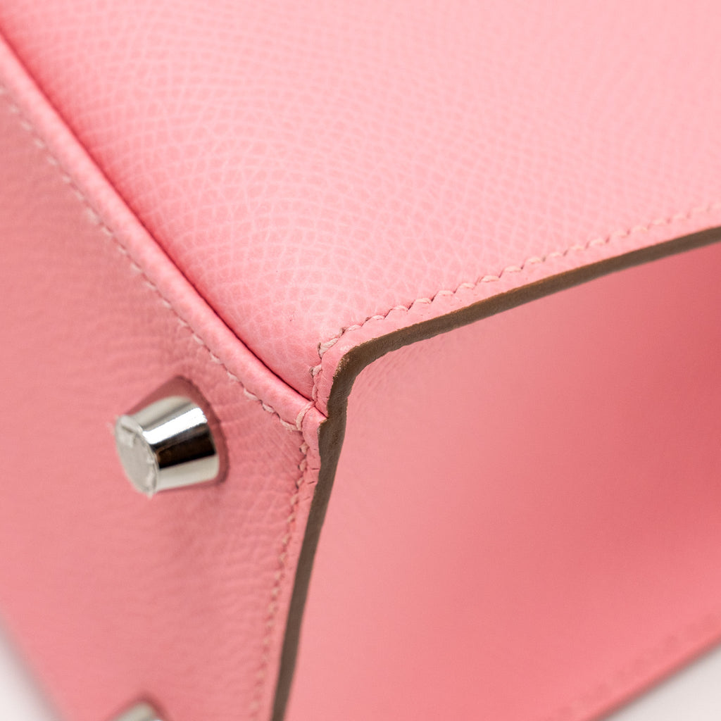 HERMES KELLY 25 EPSOM 1Q ROSE CONFETTI SHW