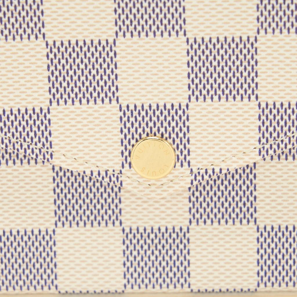 LOUIS VUITTON FELICIE POCHETTE DAMIER AZUR CANVAS GHW