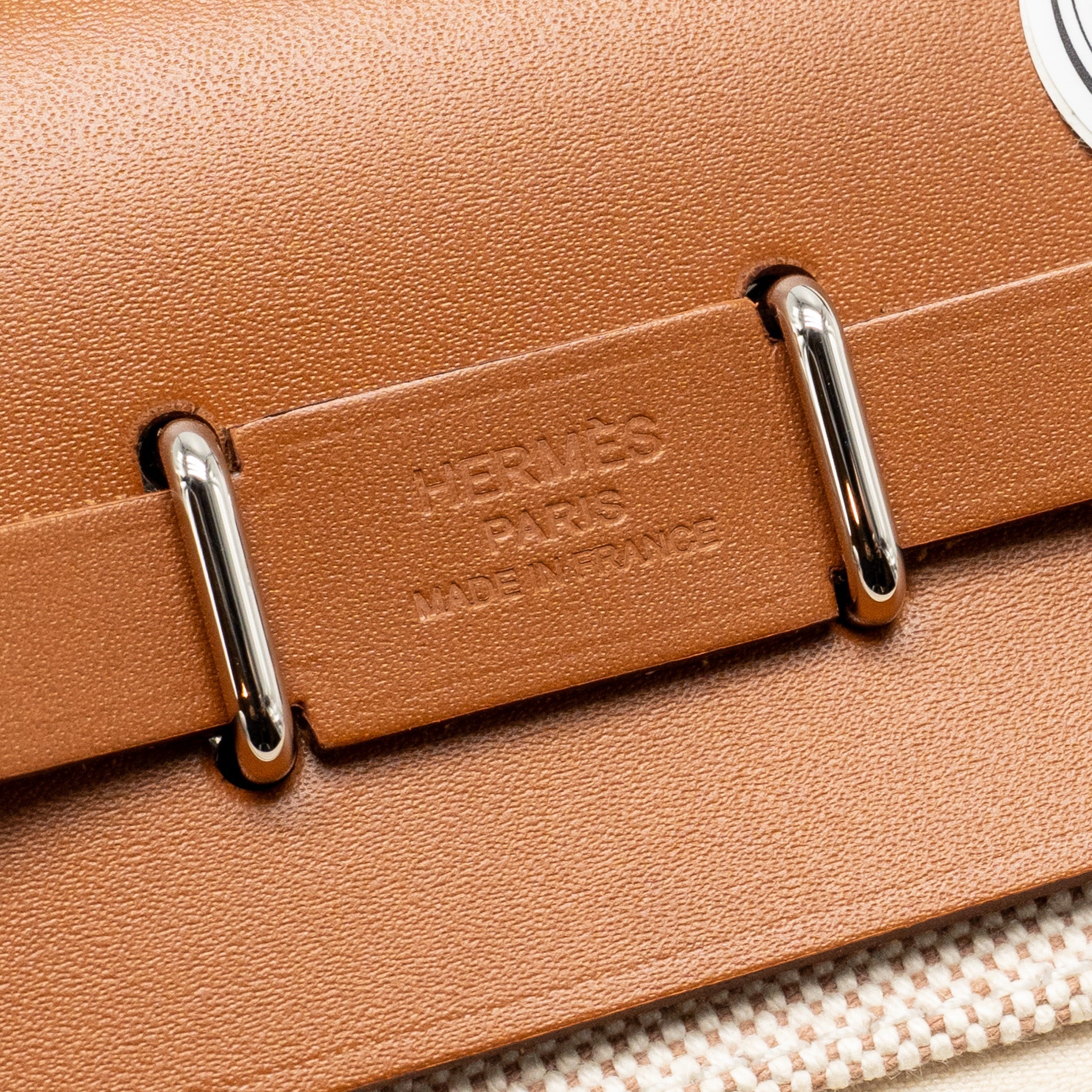 HERMES HERBAG MINI CANVAS/COWHIDE BEIGE/FAUVE SHW