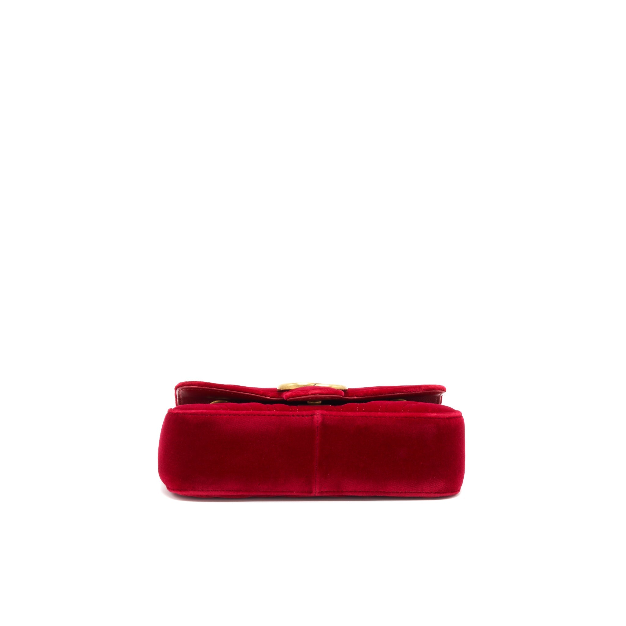 GUCCI VELVET MARMONT MATELASSE MINI BAG