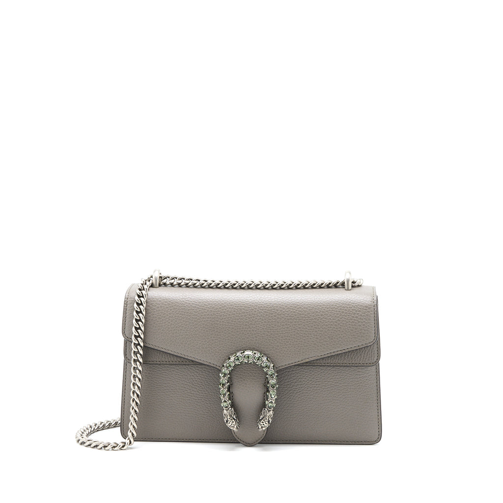GUCCI SMALL DIONYSUS CALFSKIN GREY SHW