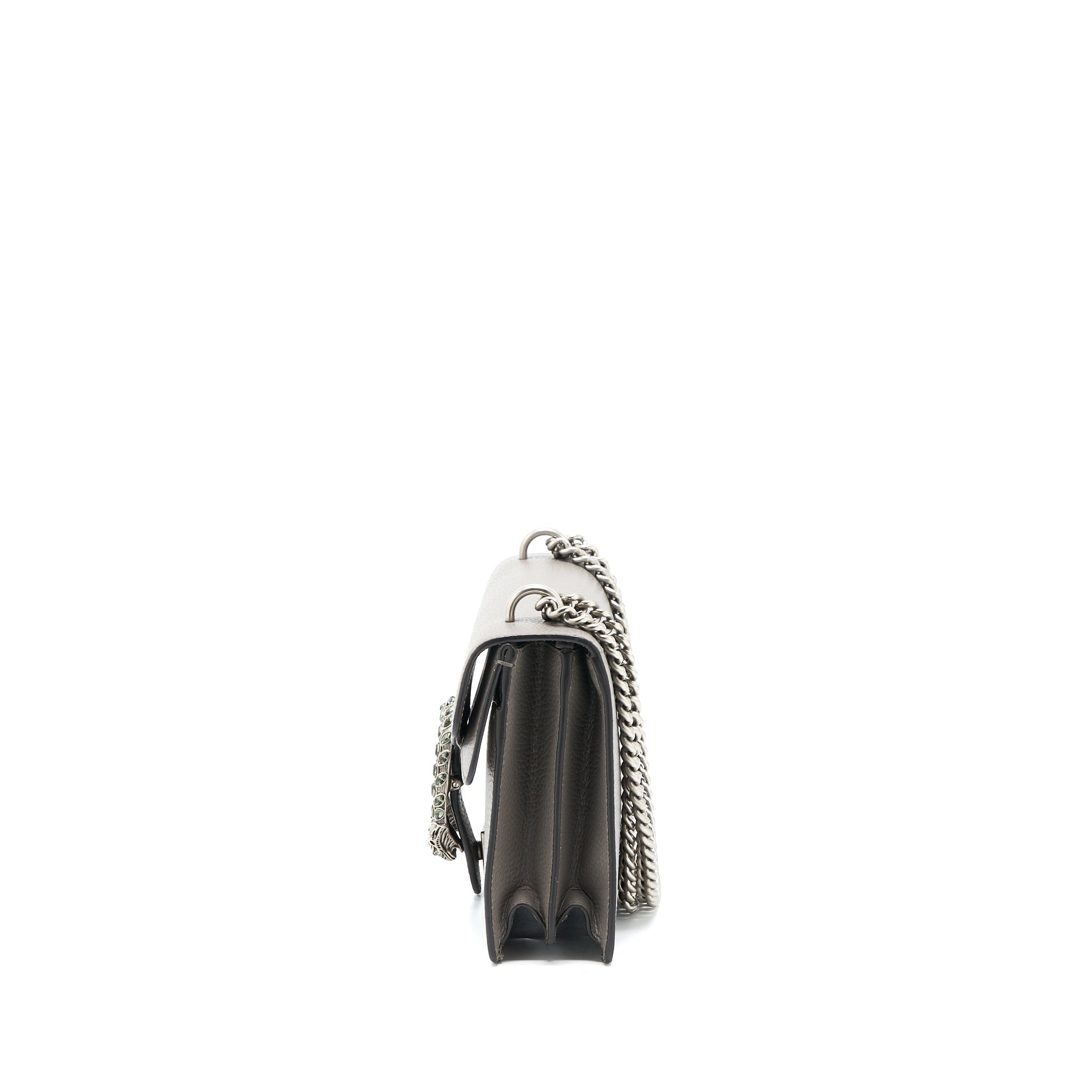 GUCCI SMALL DIONYSUS CALFSKIN GREY SHW