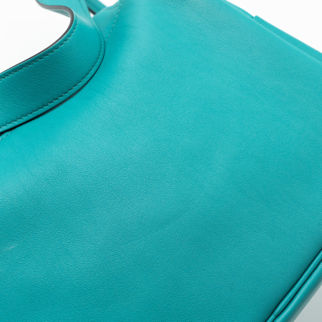 HERMES LINDY 26 SWIFT BLUE PAON SHW