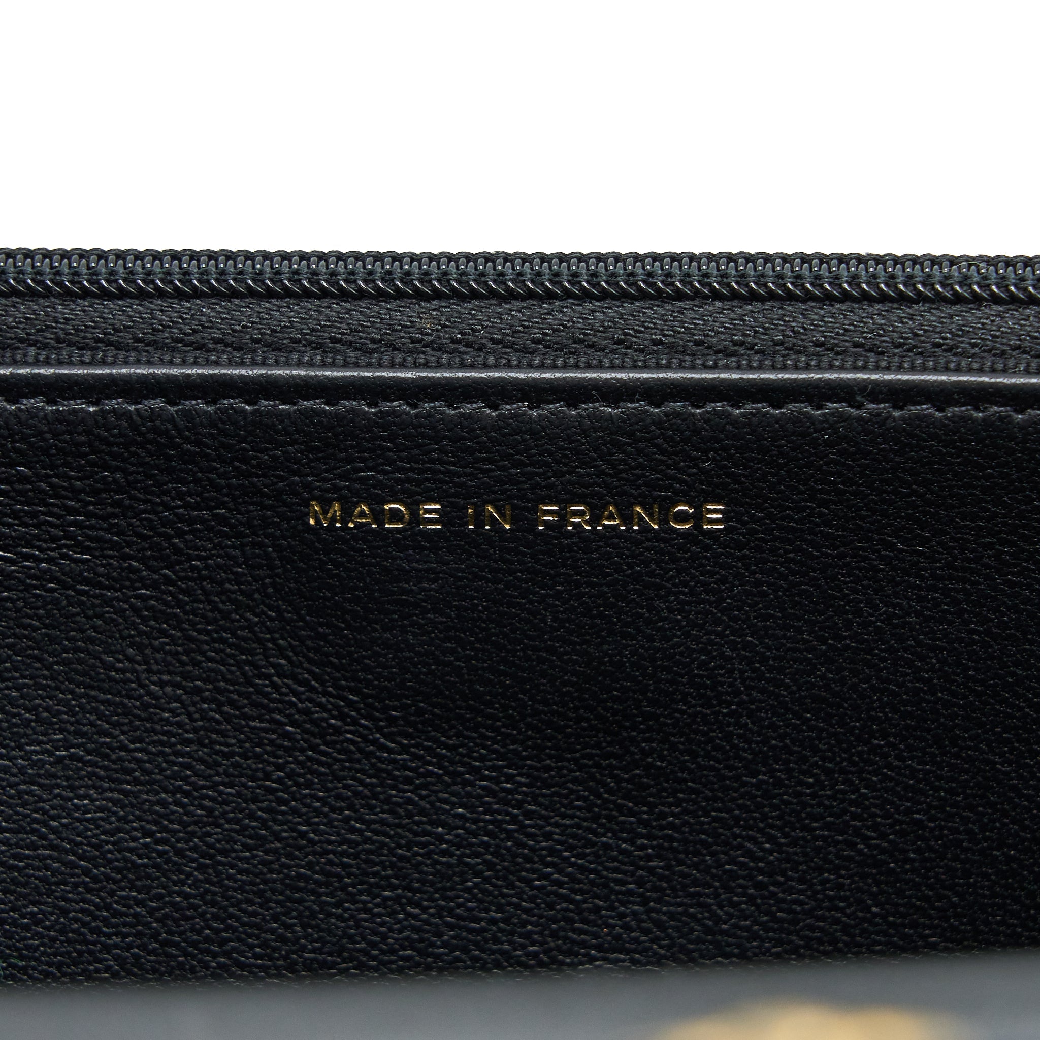 CHANEL DETAILED TOP HANDLE WALLET ON CHAIN LAMBSKIN BLACK GHW (MICROCHIP)