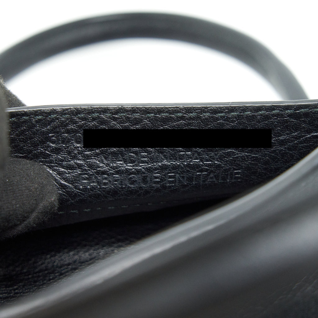 BALENCIAGA PAPIER A4 CLASSIC STUDS BAG LEATHER BLACK