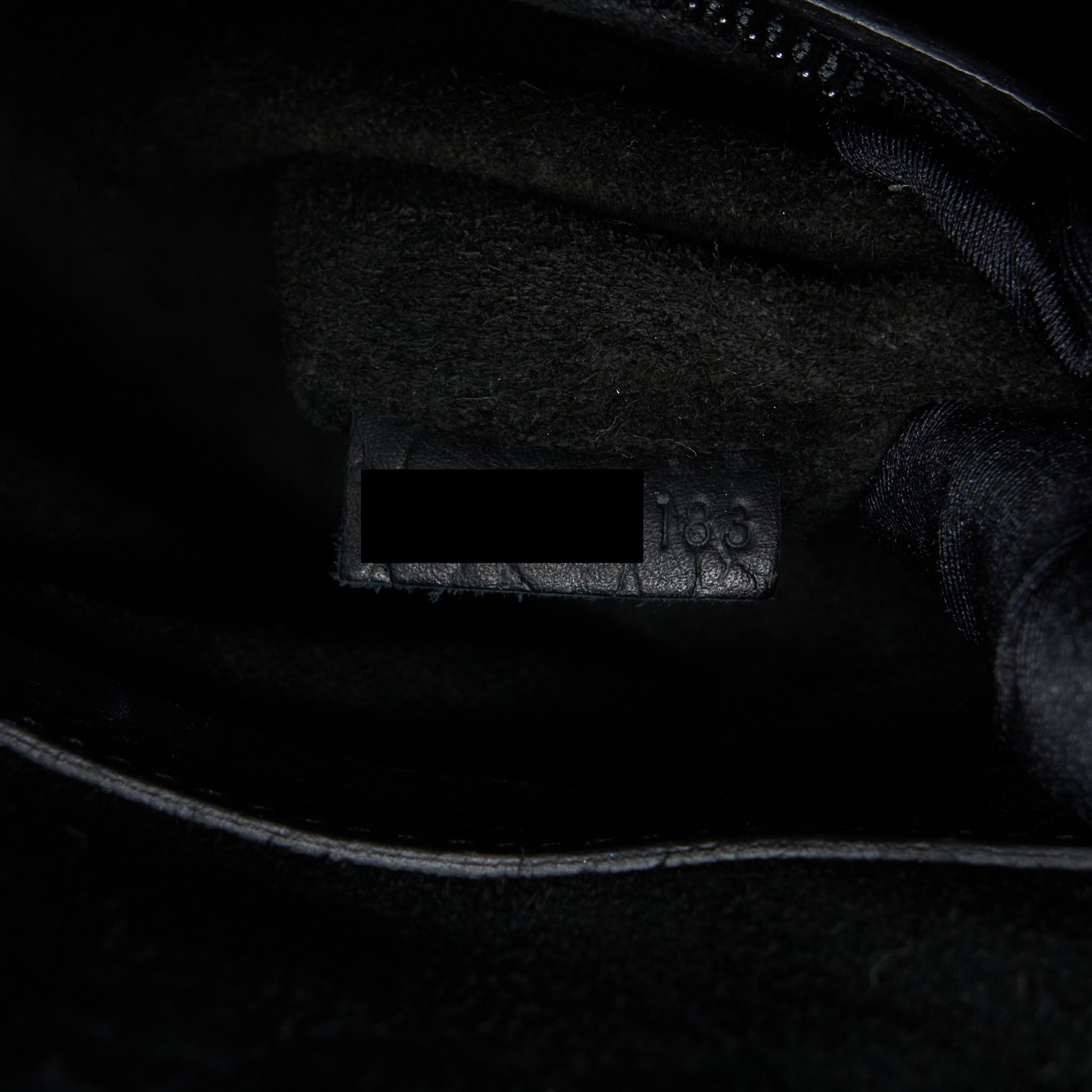 CELINE LARGE PHANTOM LUGGAGE BAG CROC-EMBOSSED CALFSKIN BLACK