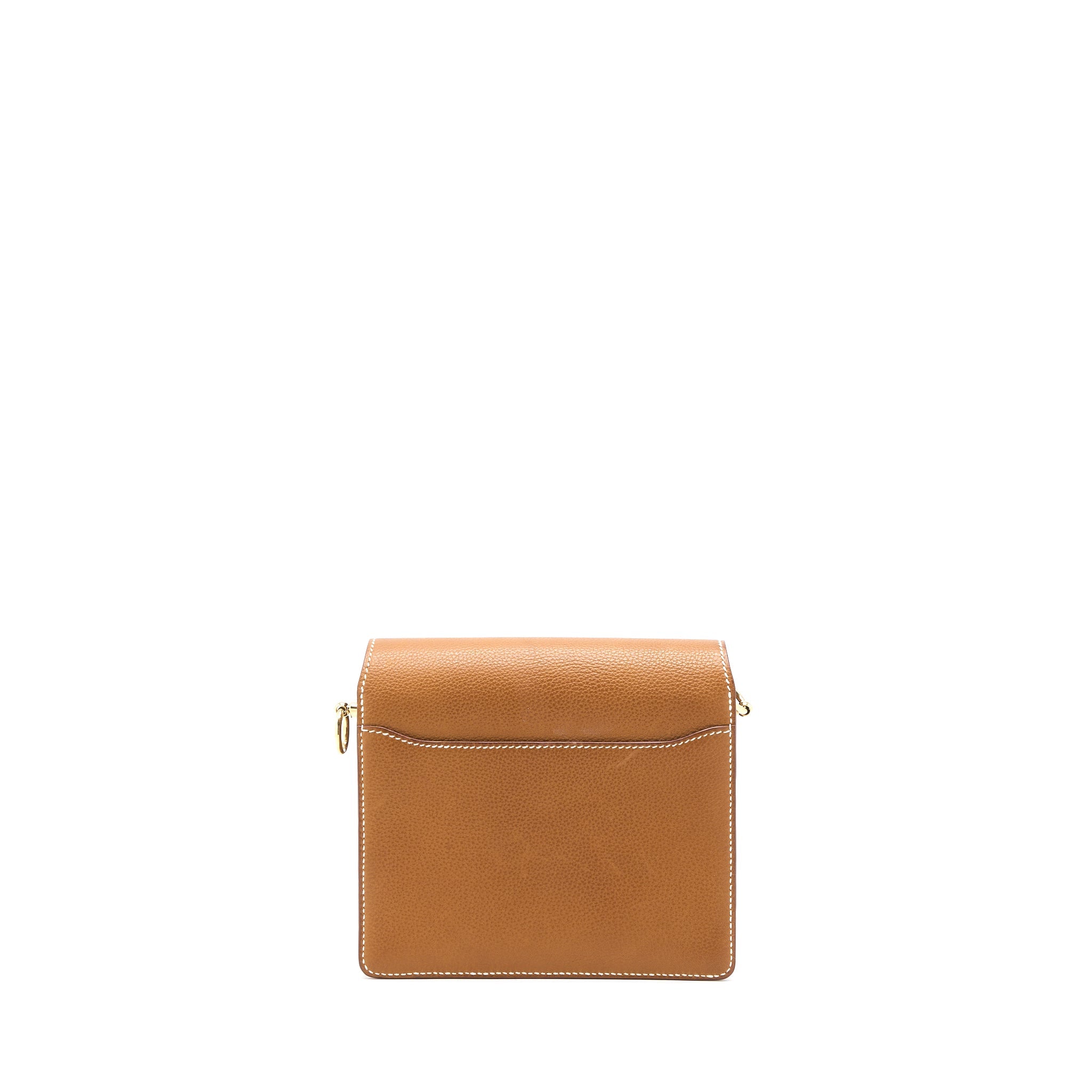 HERMES MINI ROULIS BARENIA FAUBOURG 34 FAUVE GHW