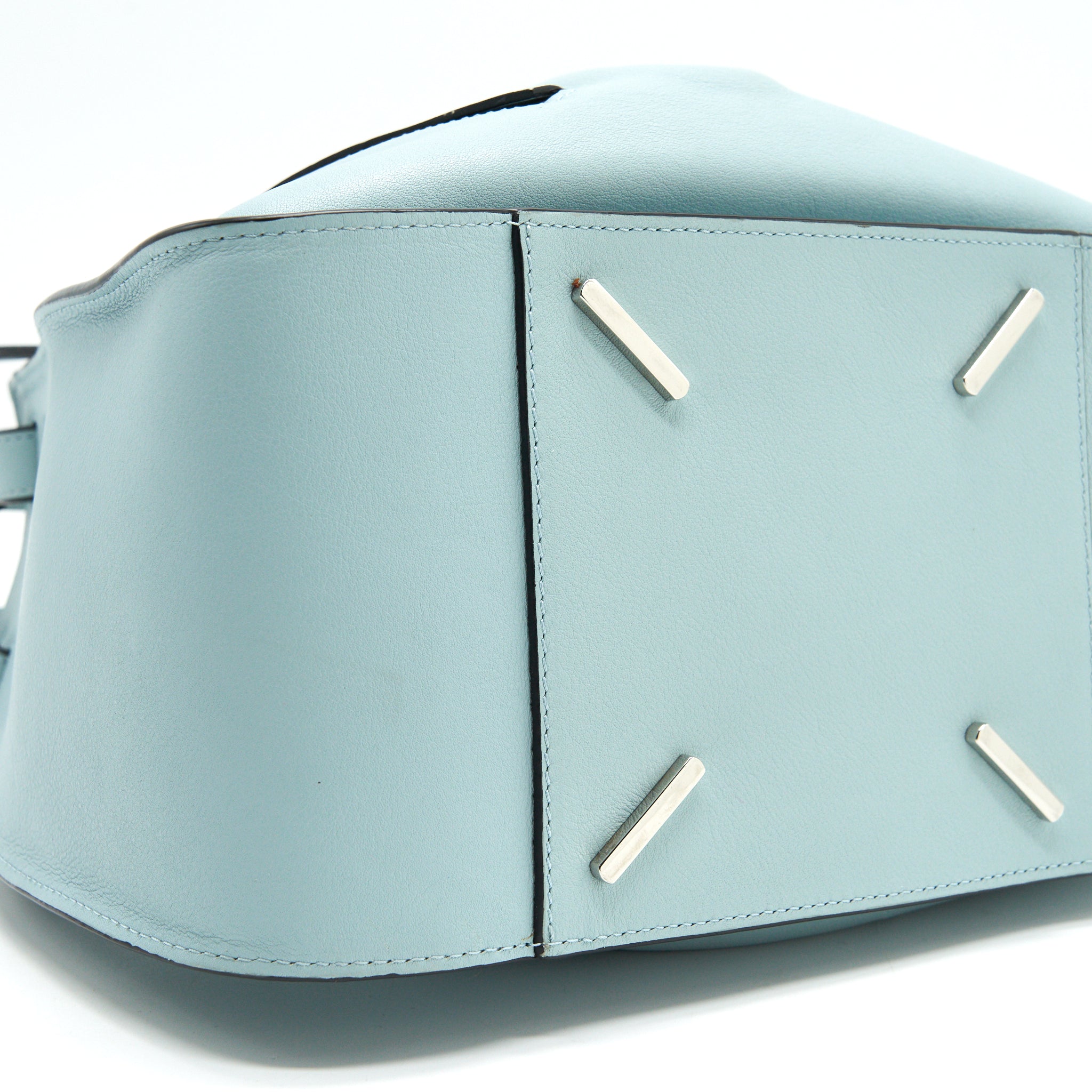 LOEWE HAMMOCK SMALL SHOULDER BAG AQUA