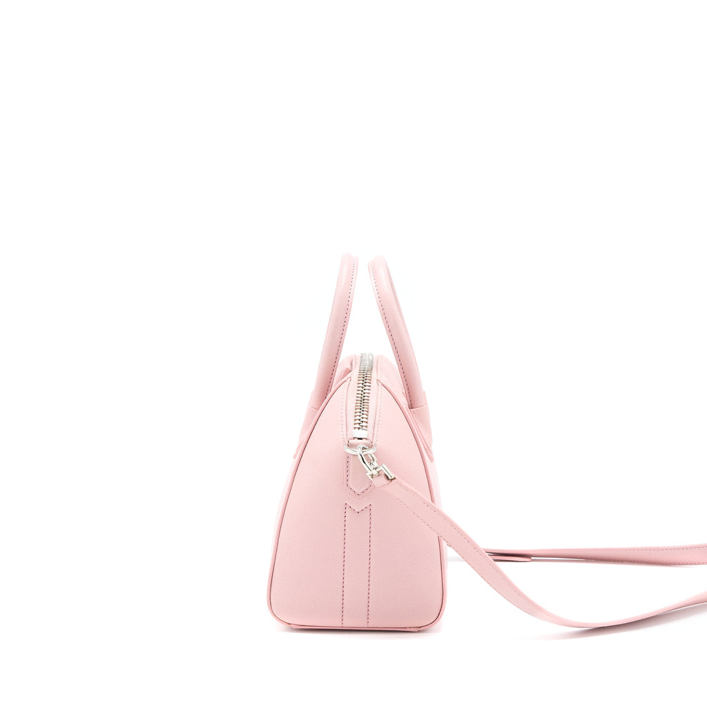 GIVENCHY MINI ANTIGONA GOATSKIN PINK SHW