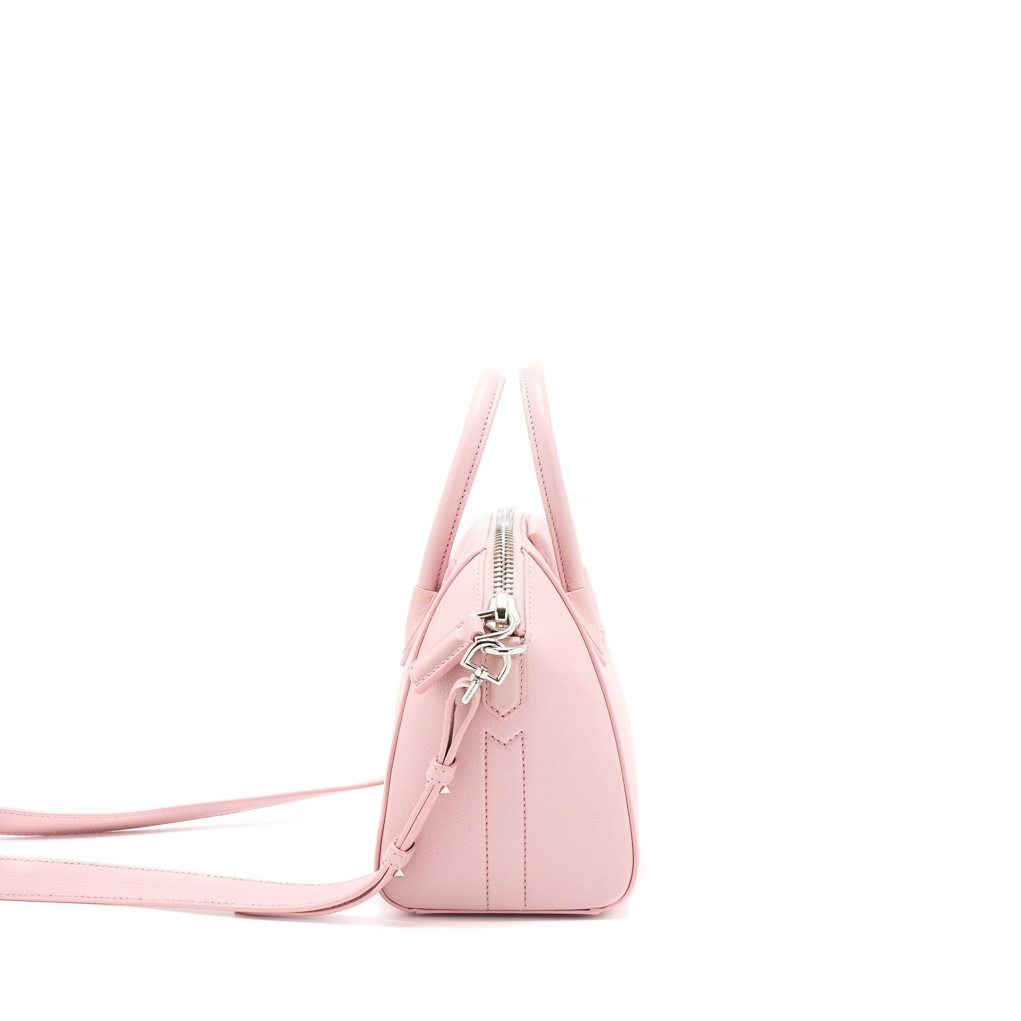 GIVENCHY MINI ANTIGONA GOATSKIN PINK SHW