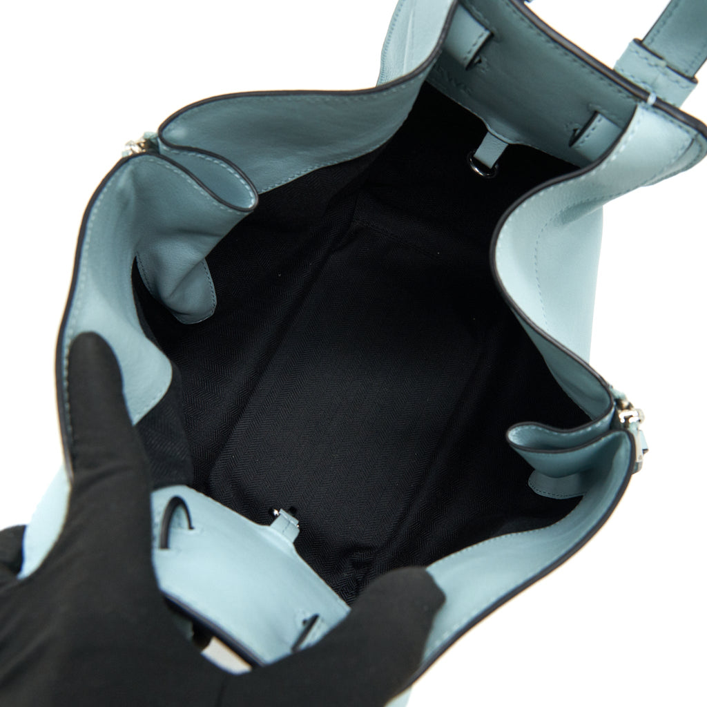 LOEWE HAMMOCK SMALL SHOULDER BAG AQUA