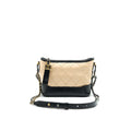 CHANEL SMALL GABRIELLE HOBO BAG BEIGE/BLACK