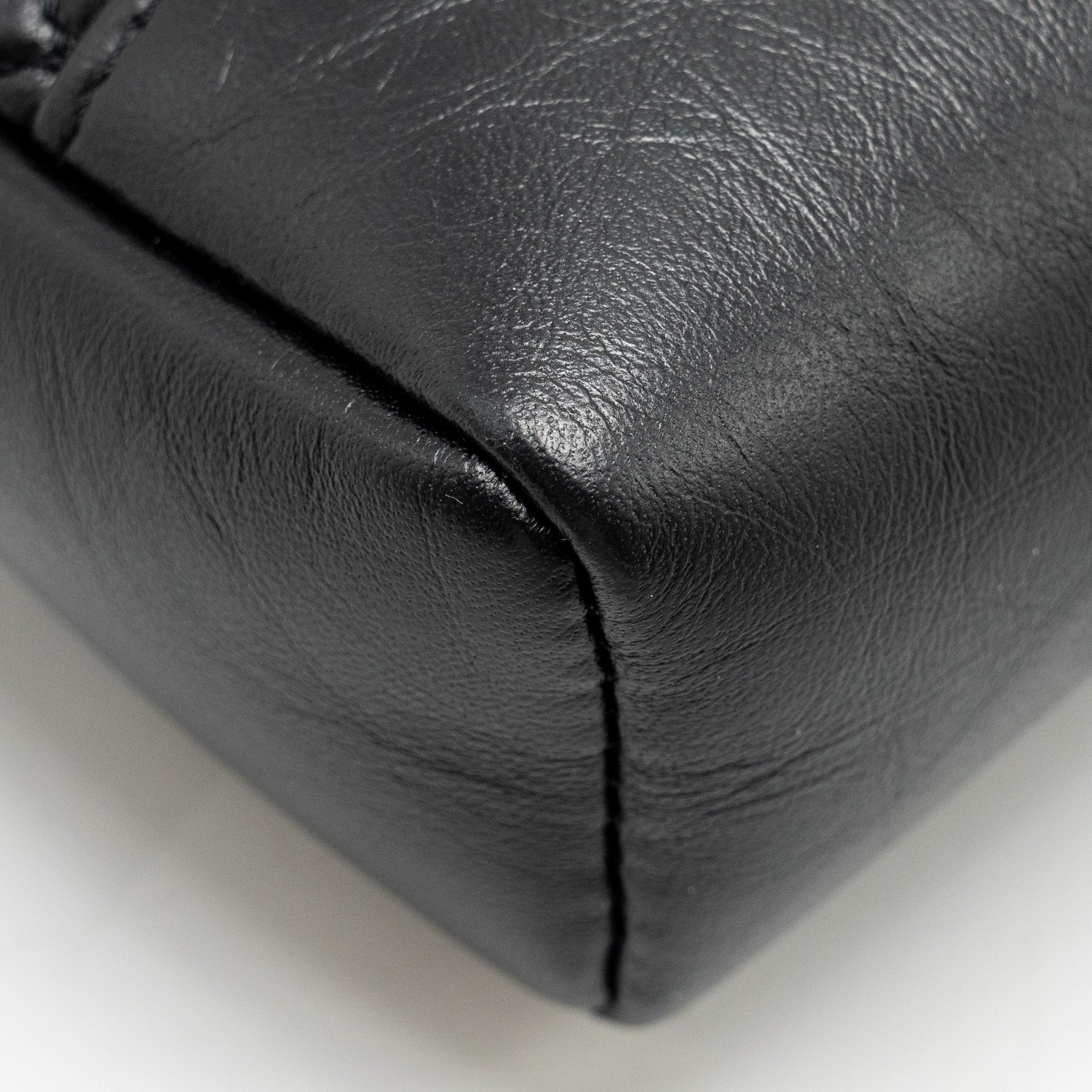 CHANEL MINI 31 BAG CALFSKIN BLACK LGHW(MICROCHIP)