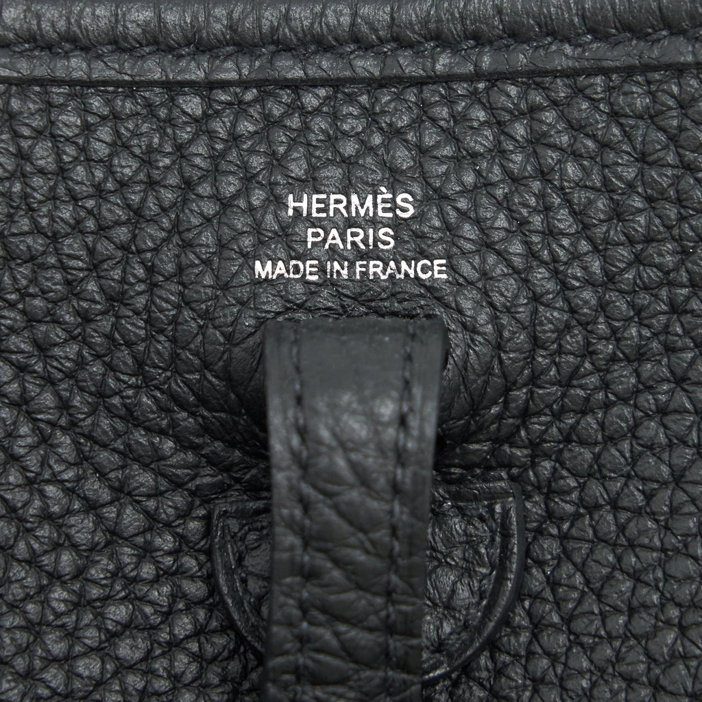HERMES MINI EVELYNE BLACK SHW