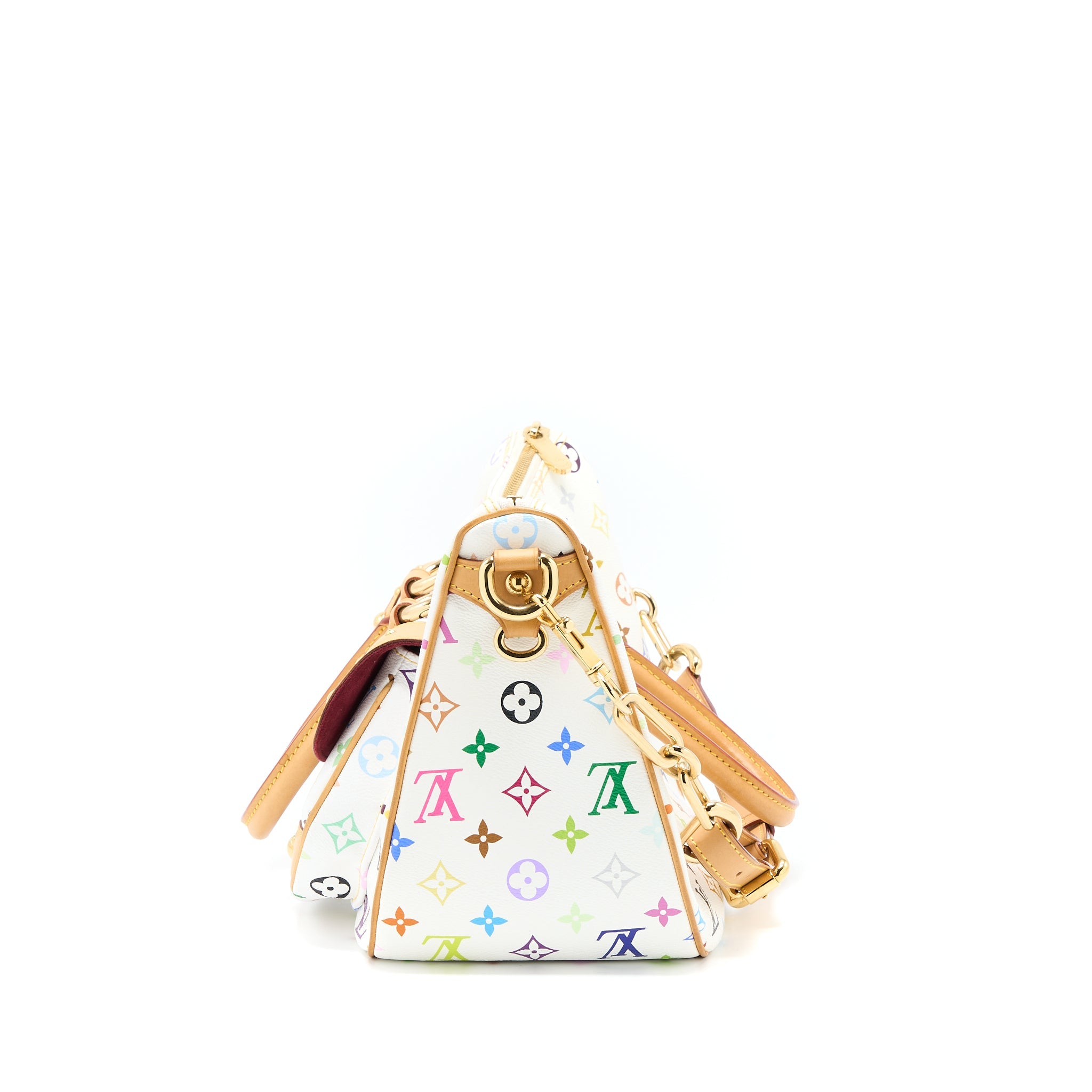 LOUIS VUITTON RITA BAG WHITE MONOGRAM MULTICOLOUR CANVAS GHW
