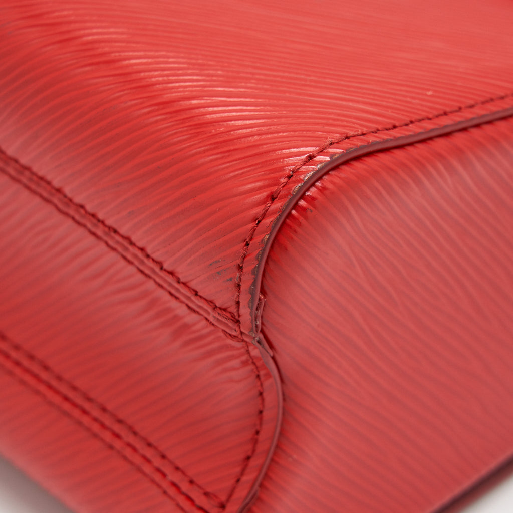 LOUIS VUITTON TWIST BAG MM RED SHW