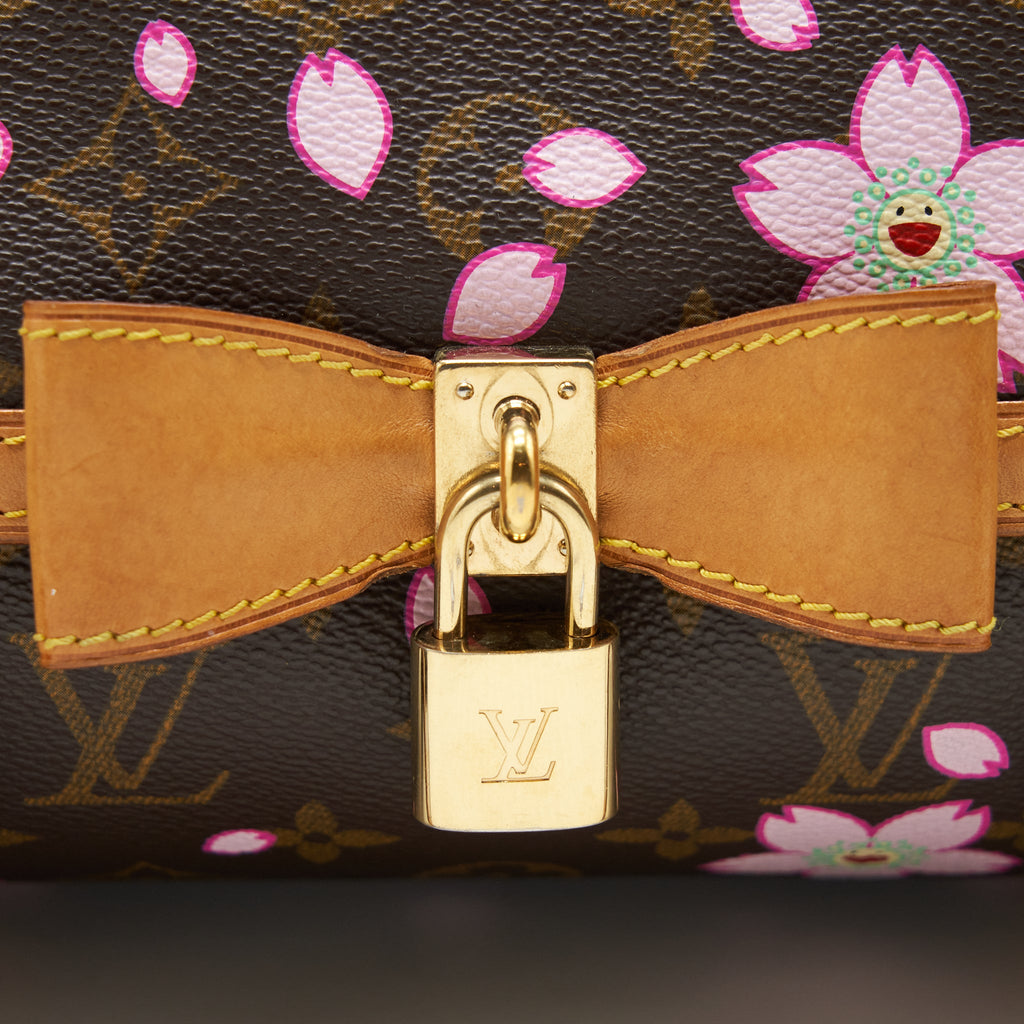 LOUIS VUITTON VINTAGE PAPILLON CHERRY BLOSSOM MONOGRAM CANVAS GHW