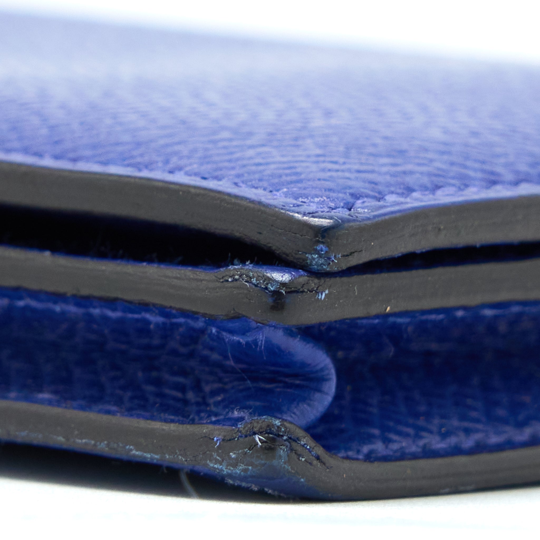 HERMES BEARN LONG WALLET EPSOM BLUE ELECTRIC GHW