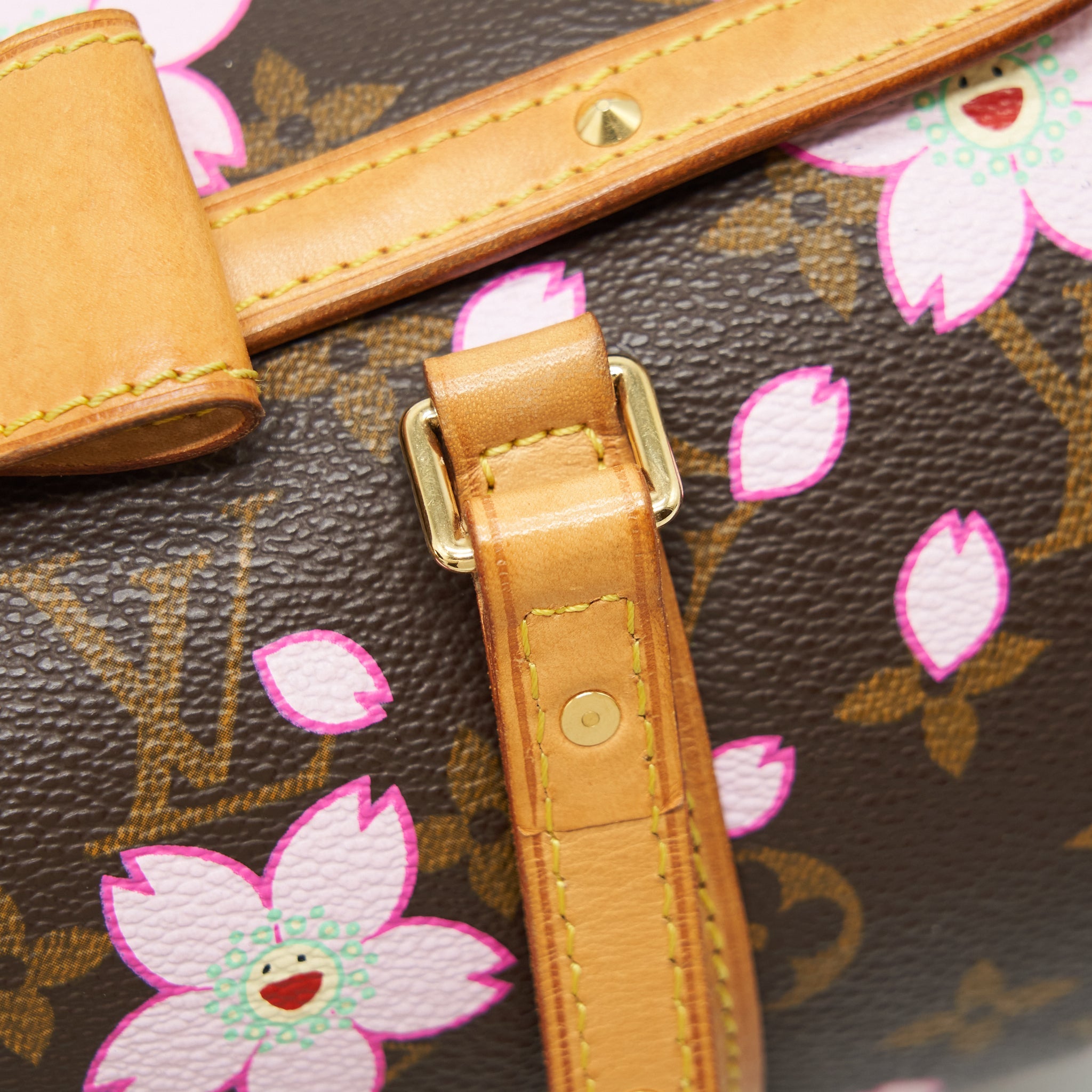 LOUIS VUITTON VINTAGE PAPILLON CHERRY BLOSSOM MONOGRAM CANVAS GHW
