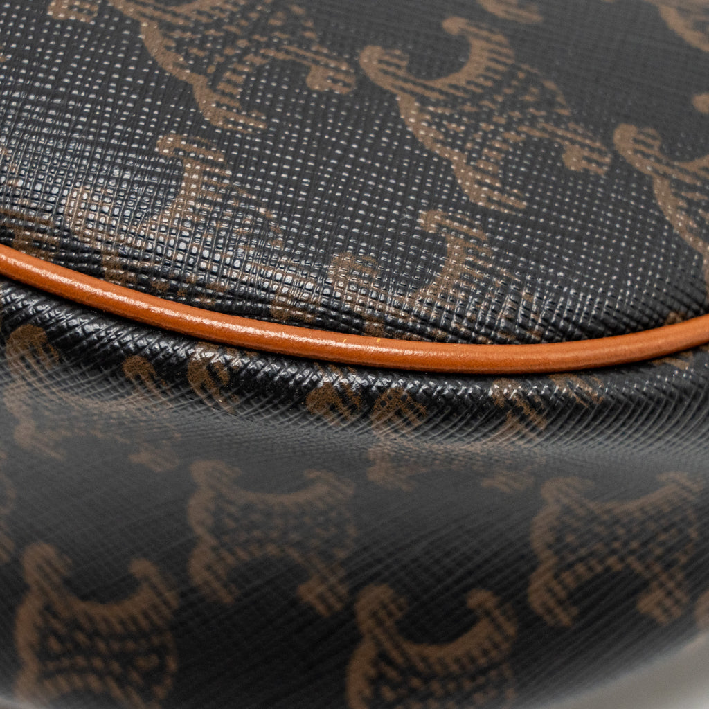 CELINE AVA BAG TRIOMPHE CANVAS/CALFSKIN TAN GHW