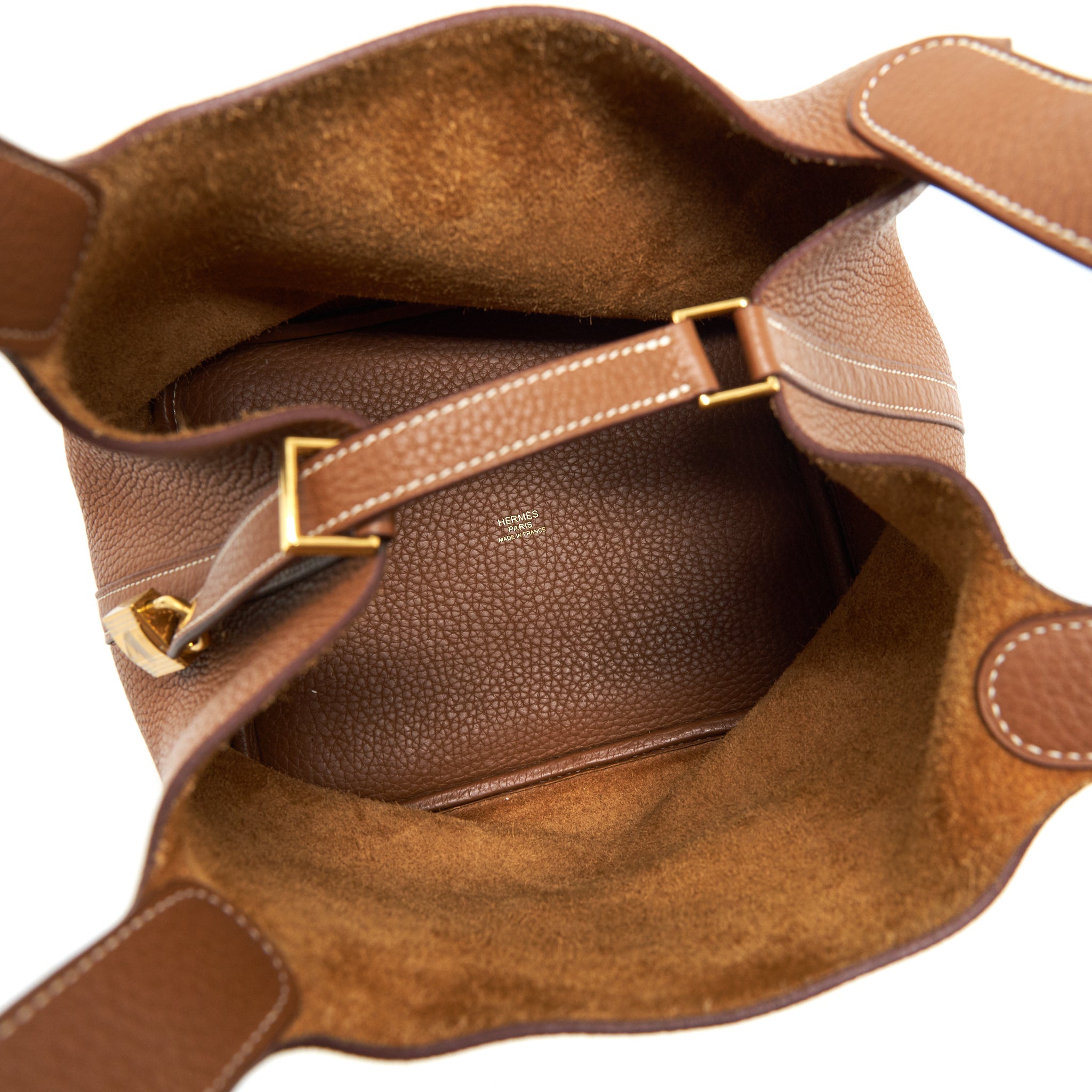 HERMES PICOTIN 22 LOCK BAG GOLD GHW
