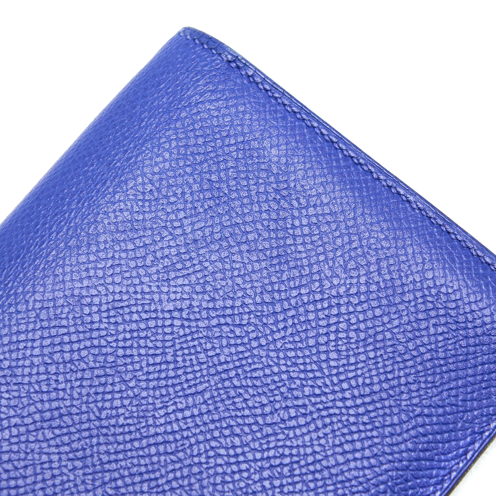 HERMES BEARN LONG WALLET EPSOM BLUE ELECTRIC GHW
