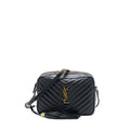SAINT LAURENT/YSL LOU CAMERA BAG CALFSKIN BLACK GHW