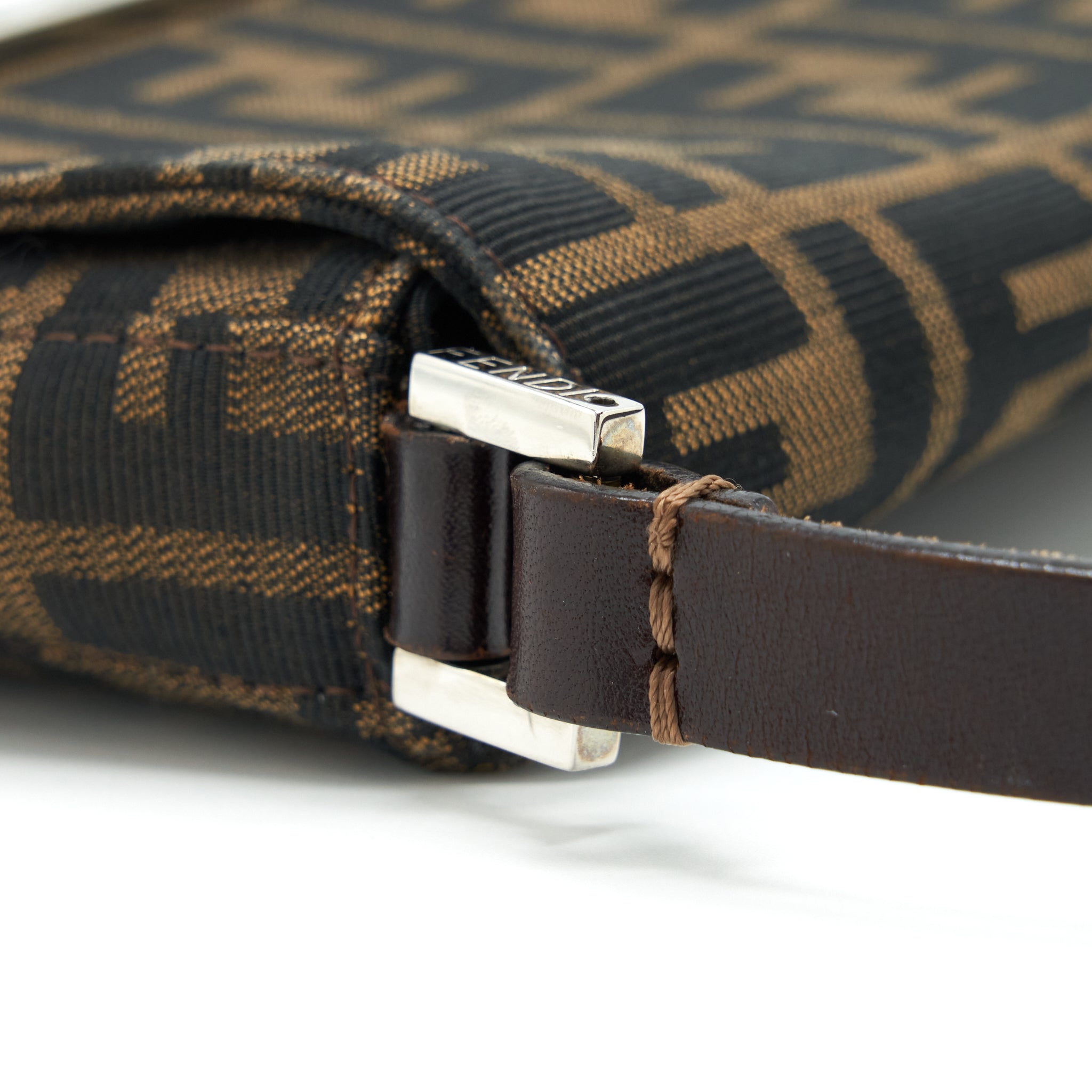 FENDI VINTAGE FF LOGO SHOULDER BAG