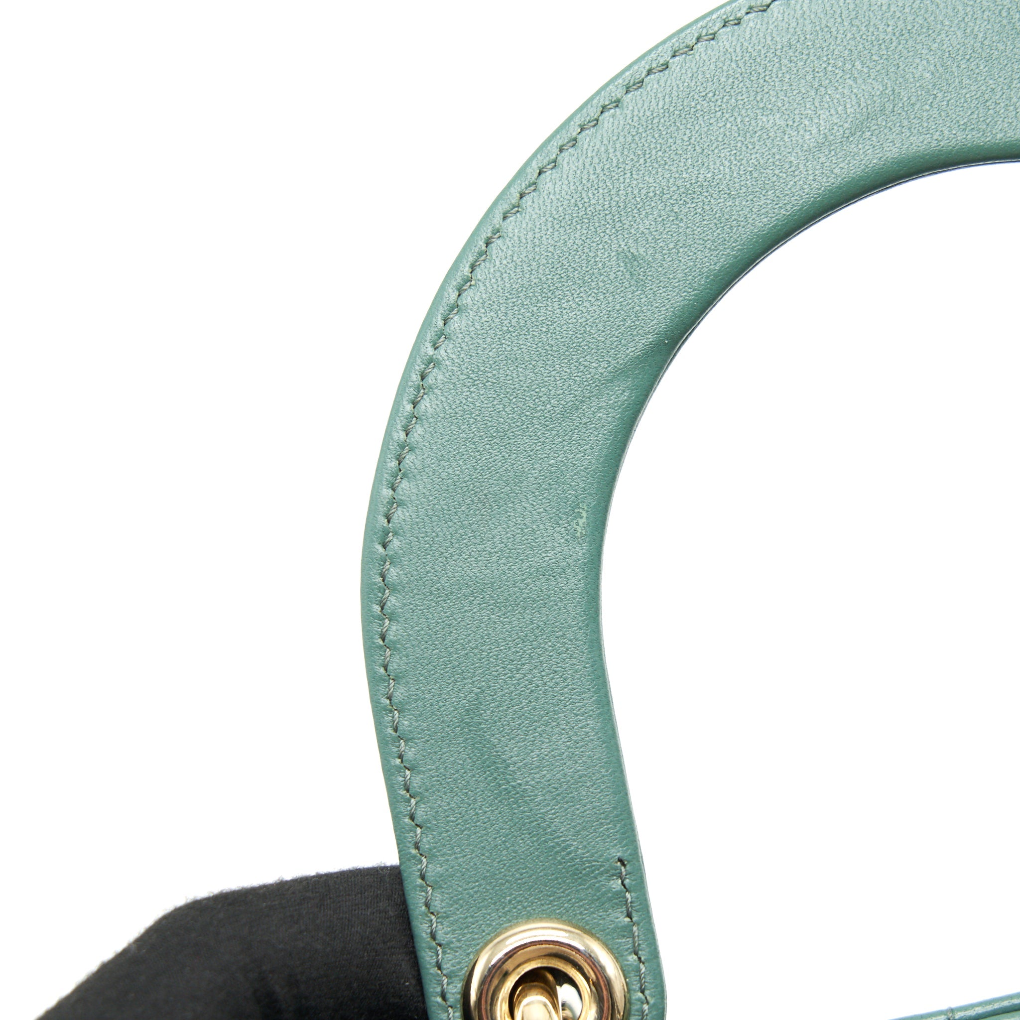 DIOR LAMBSKIN CANNAGE MY ABCDIOR LADY DIOR SMALL GREEN LGHW