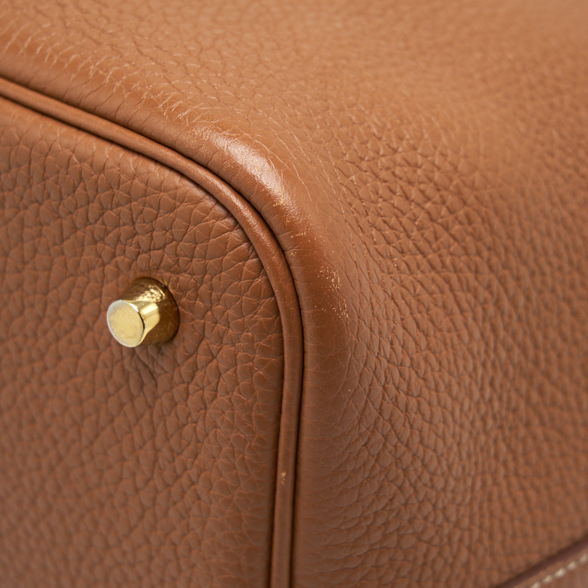 HERMES PICOTIN 22 LOCK BAG GOLD GHW