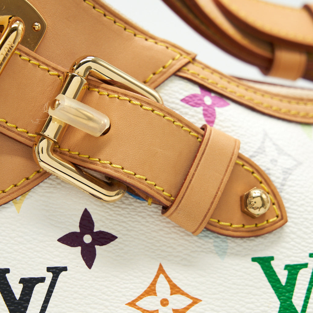 LOUIS VUITTON GRETA BAG MONOGRAM WHITE MULTICOLOR