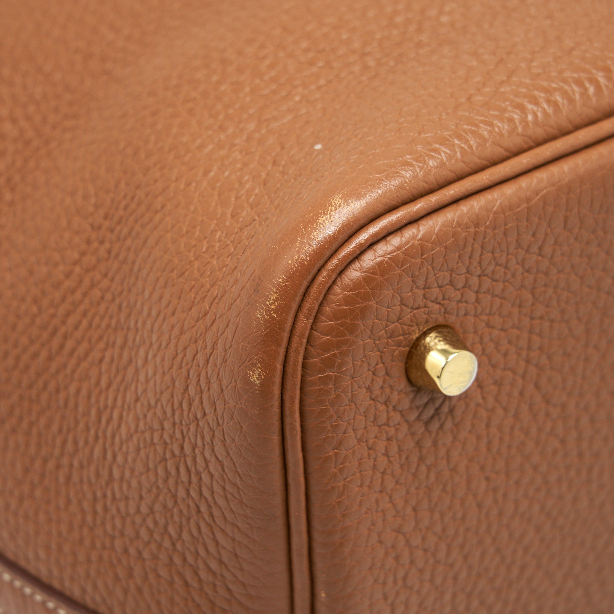 HERMES PICOTIN 22 LOCK BAG GOLD GHW