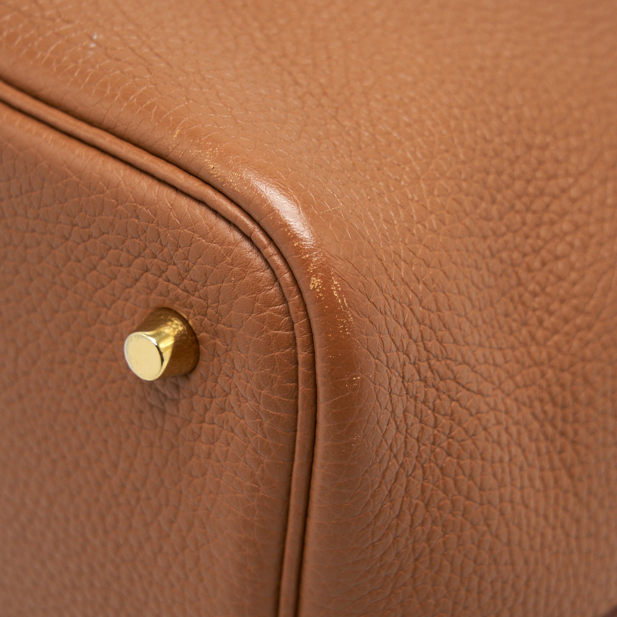HERMES PICOTIN 22 LOCK BAG GOLD GHW