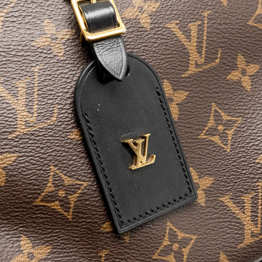LOUIS VUITTON ODEON PM BAG MONOGRAM CANVAS BLACK GHW