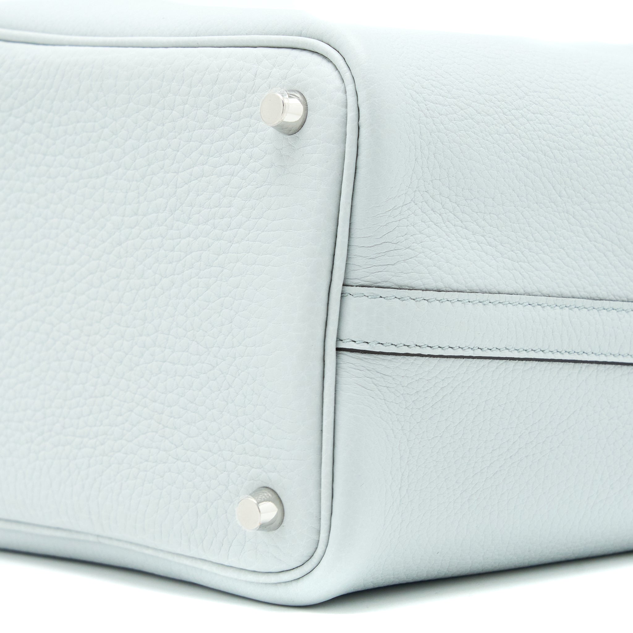 HERMES PICOTIN 18 CLEMENCE BLUE PALE SHW