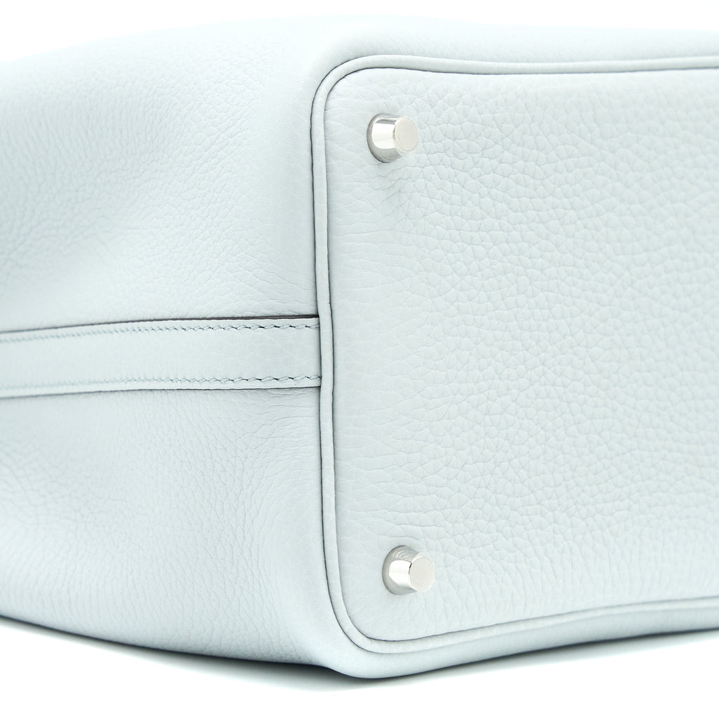 HERMES PICOTIN 18 CLEMENCE BLUE PALE SHW